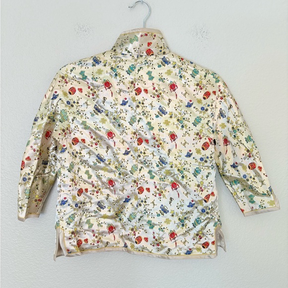 Vintage Silk Asian Dress Set The Old Peking Silk Co Sz Small - Picture 9 of 15